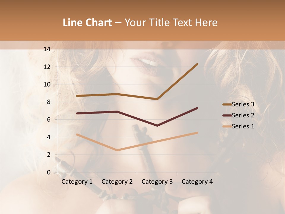 Enchanting Strapless Sensual PowerPoint Template