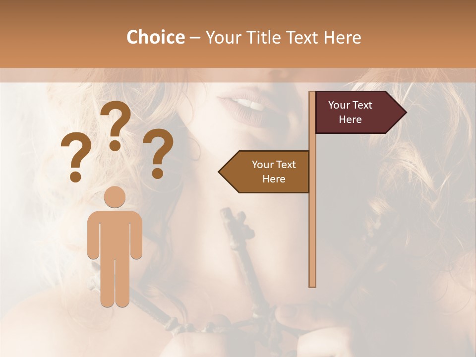 Enchanting Strapless Sensual PowerPoint Template