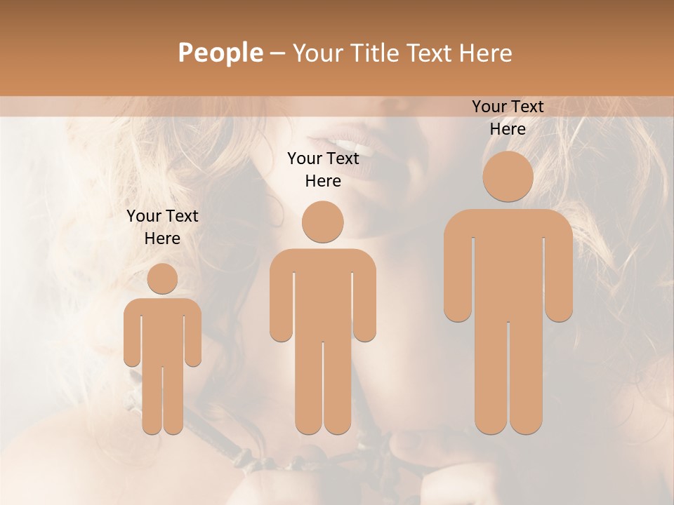 Enchanting Strapless Sensual PowerPoint Template