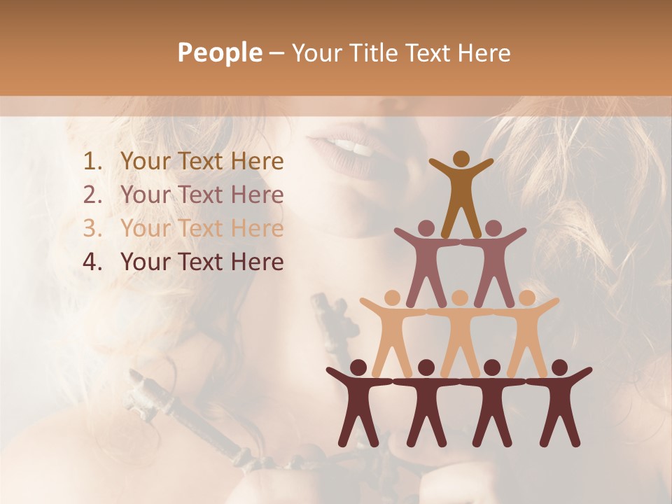 Enchanting Strapless Sensual PowerPoint Template