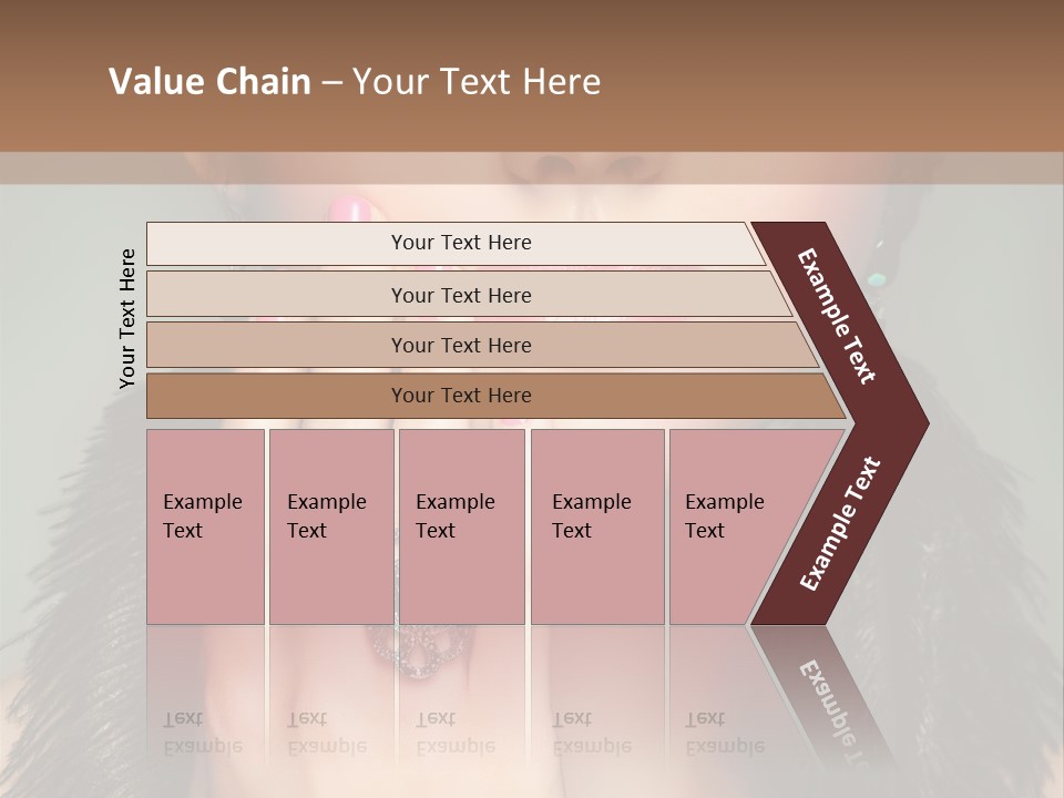 Caucasian Eye Elegance PowerPoint Template
