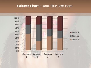 Caucasian Eye Elegance PowerPoint Template