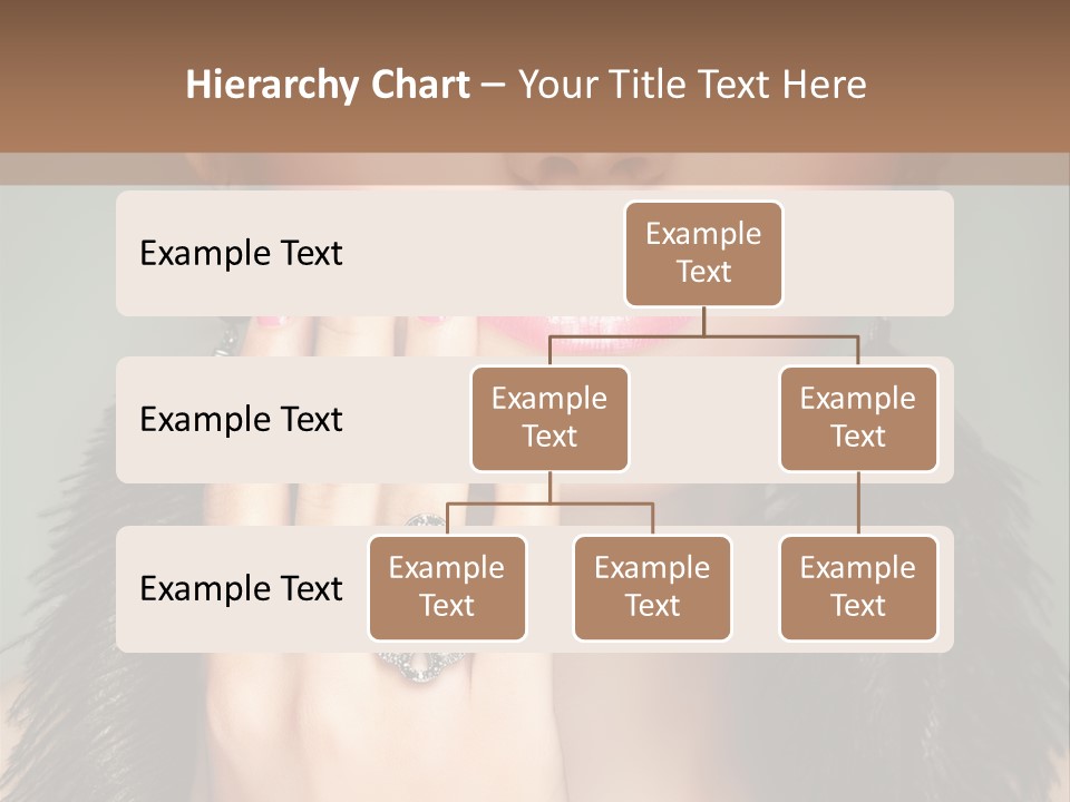 Caucasian Eye Elegance PowerPoint Template
