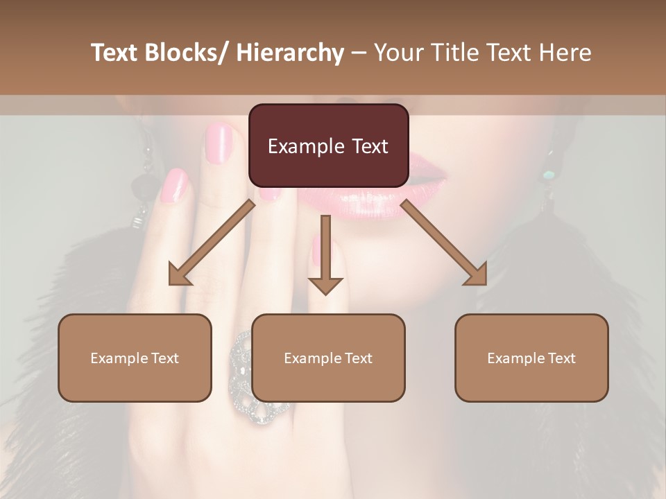 Caucasian Eye Elegance PowerPoint Template