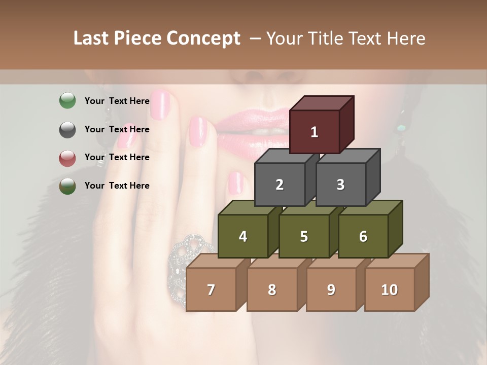 Caucasian Eye Elegance PowerPoint Template