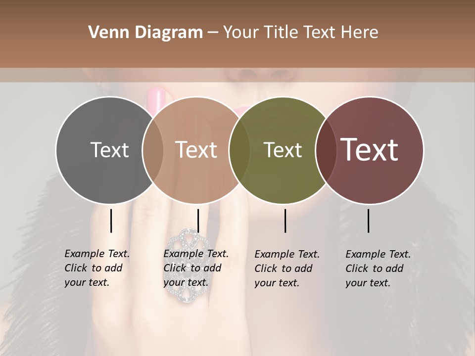 Caucasian Eye Elegance PowerPoint Template