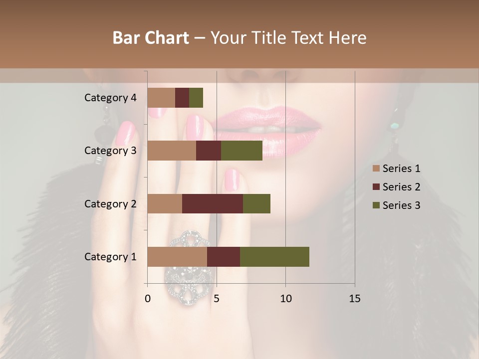 Caucasian Eye Elegance PowerPoint Template