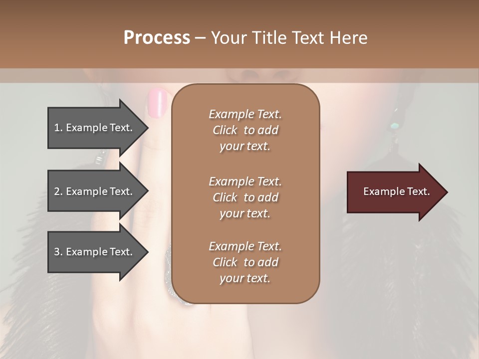 Caucasian Eye Elegance PowerPoint Template