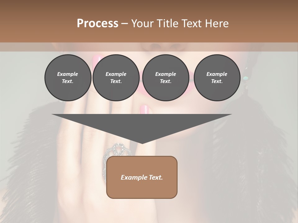 Caucasian Eye Elegance PowerPoint Template