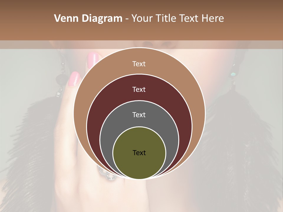 Caucasian Eye Elegance PowerPoint Template