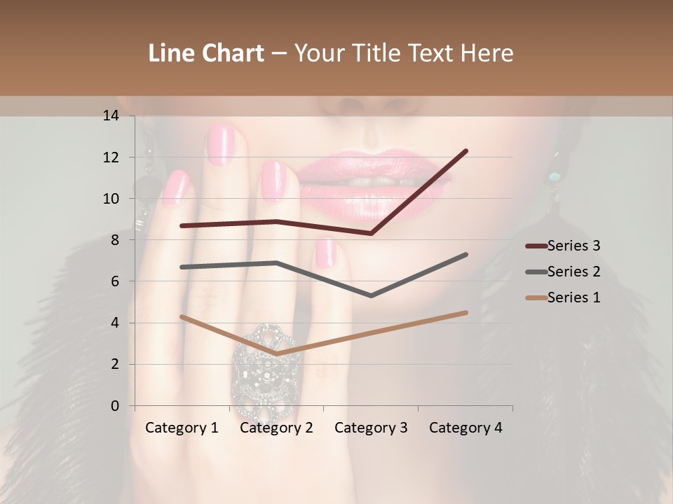 Caucasian Eye Elegance PowerPoint Template
