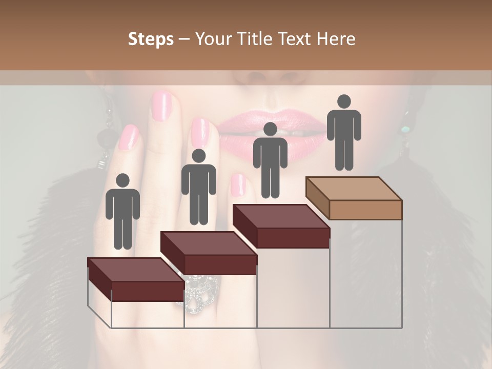 Caucasian Eye Elegance PowerPoint Template