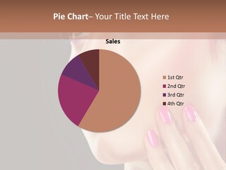 Glance Finger Lip PowerPoint Template