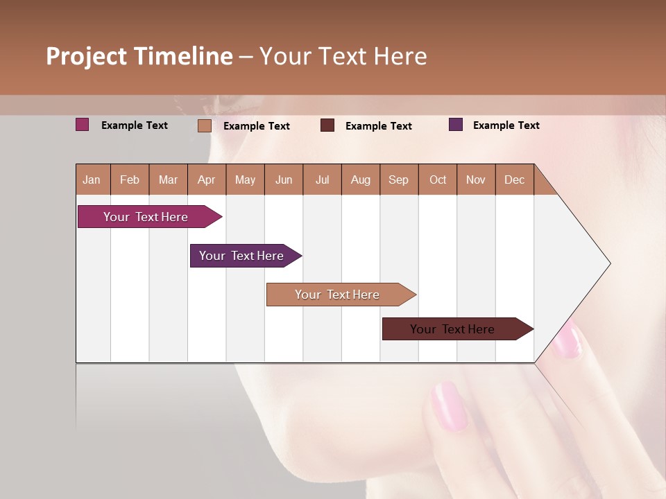 Glance Finger Lip PowerPoint Template