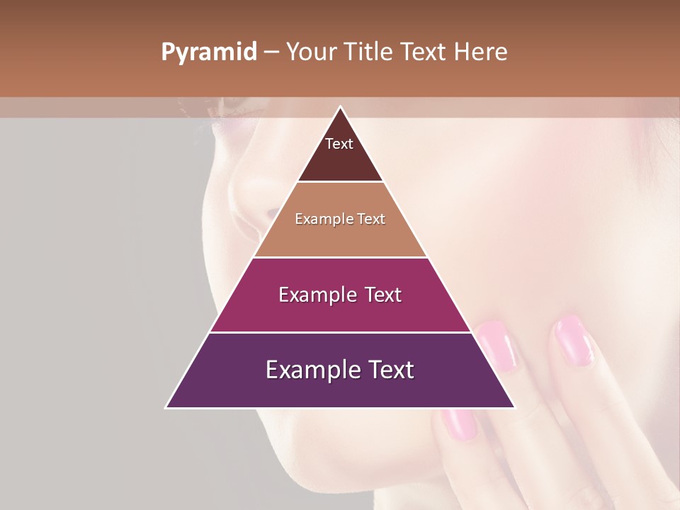 Glance Finger Lip PowerPoint Template