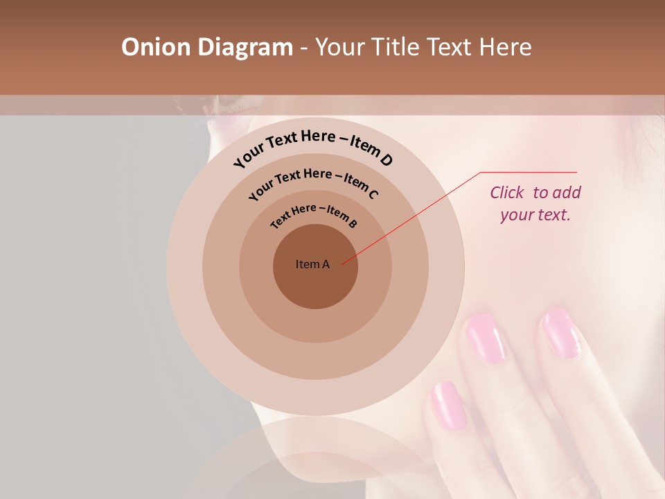 Glance Finger Lip PowerPoint Template