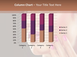 Glance Finger Lip PowerPoint Template