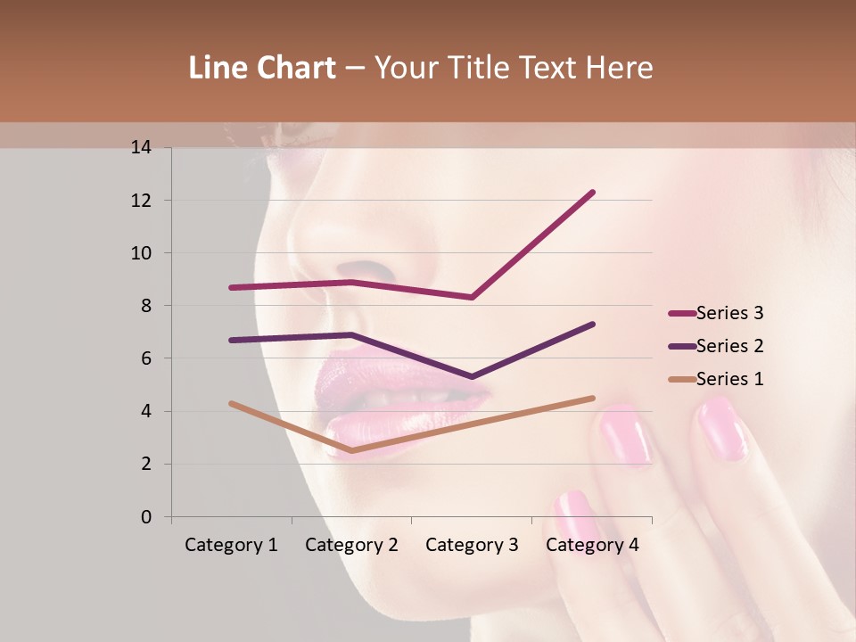 Glance Finger Lip PowerPoint Template