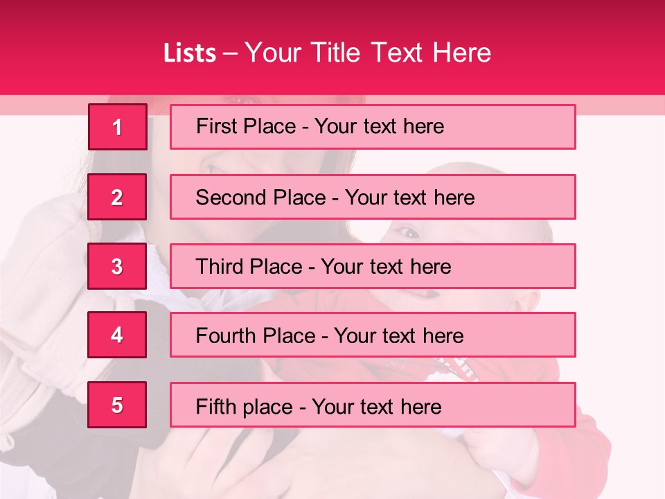 Baby Love Loving PowerPoint Template