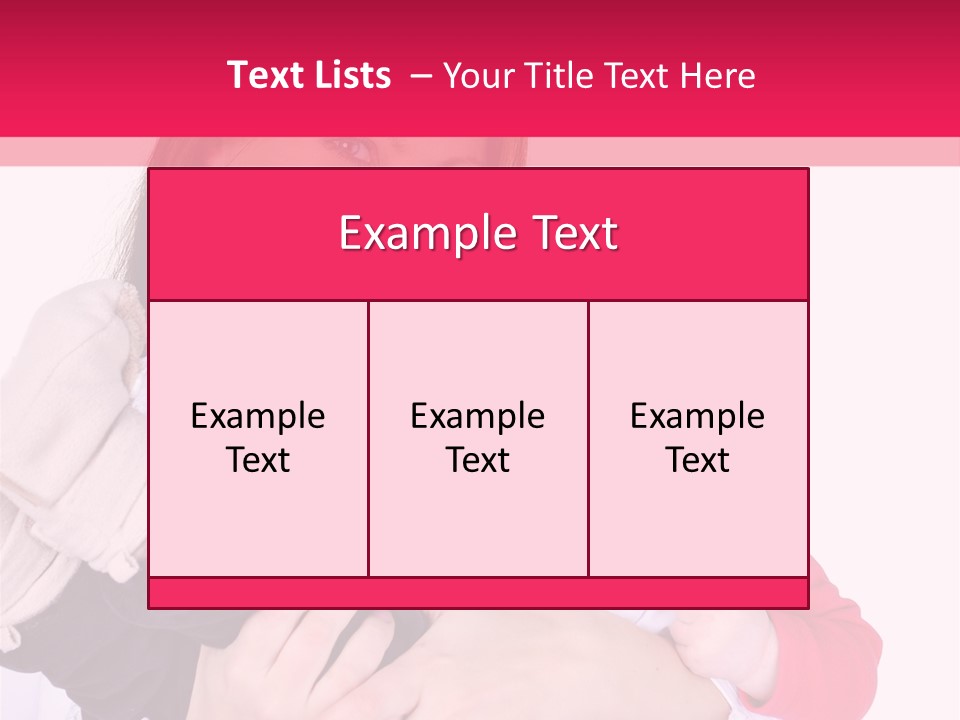 Baby Love Loving PowerPoint Template