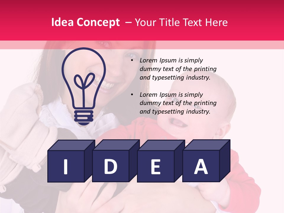 Baby Love Loving PowerPoint Template