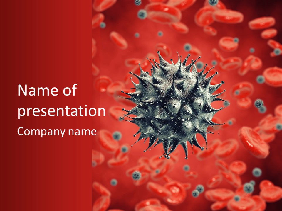 Vessel Organic Microscopic PowerPoint Template