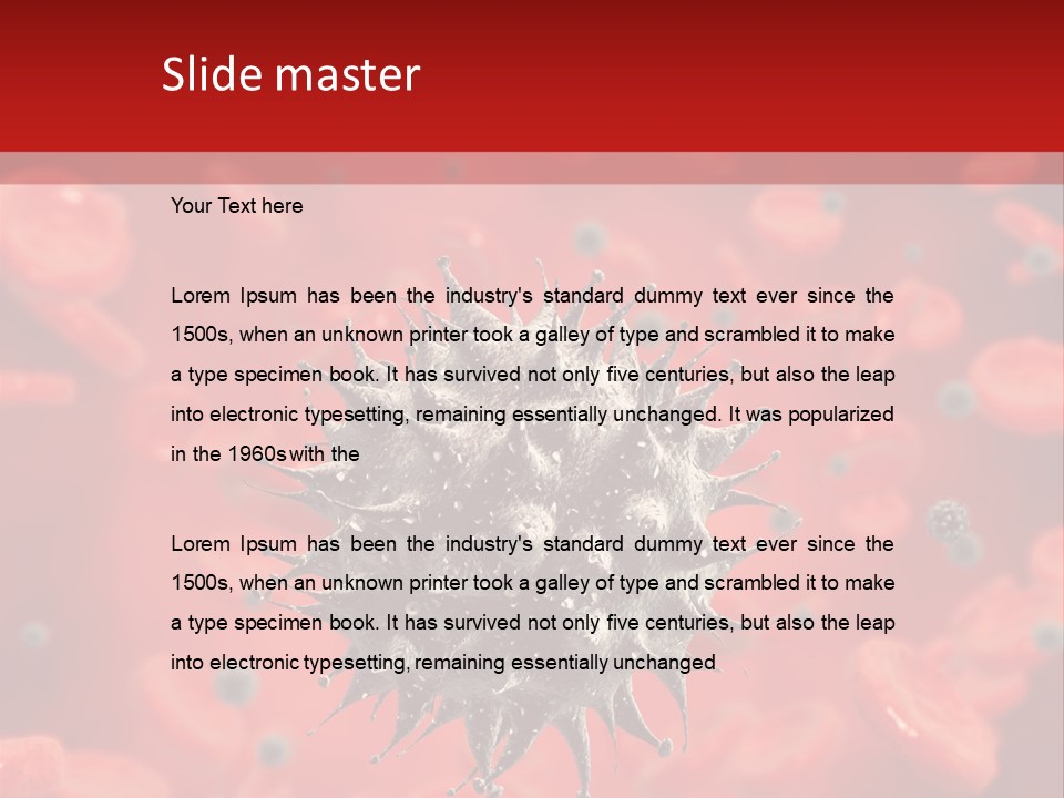 Vessel Organic Microscopic PowerPoint Template