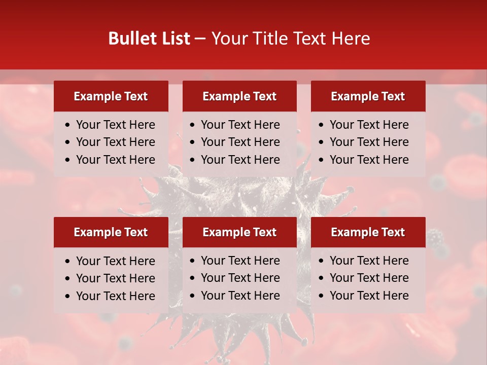 Vessel Organic Microscopic PowerPoint Template