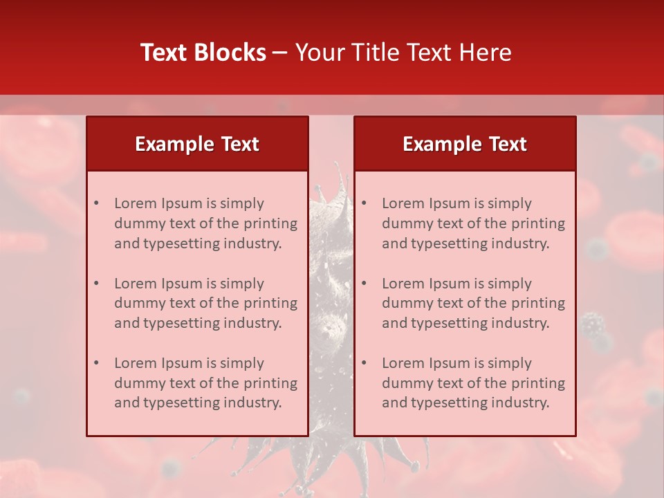 Vessel Organic Microscopic PowerPoint Template