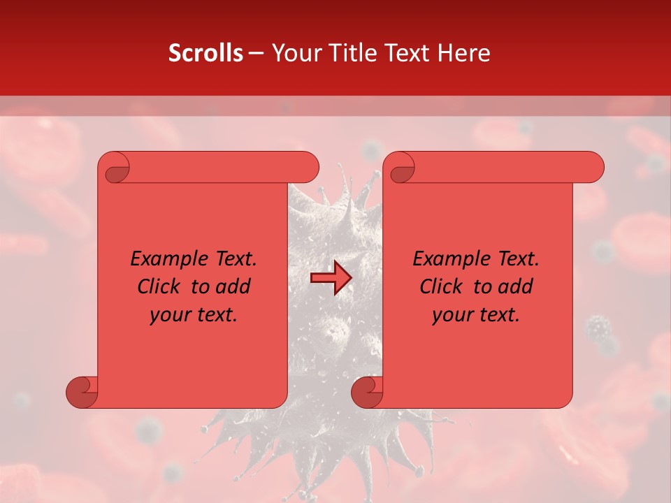 Vessel Organic Microscopic PowerPoint Template