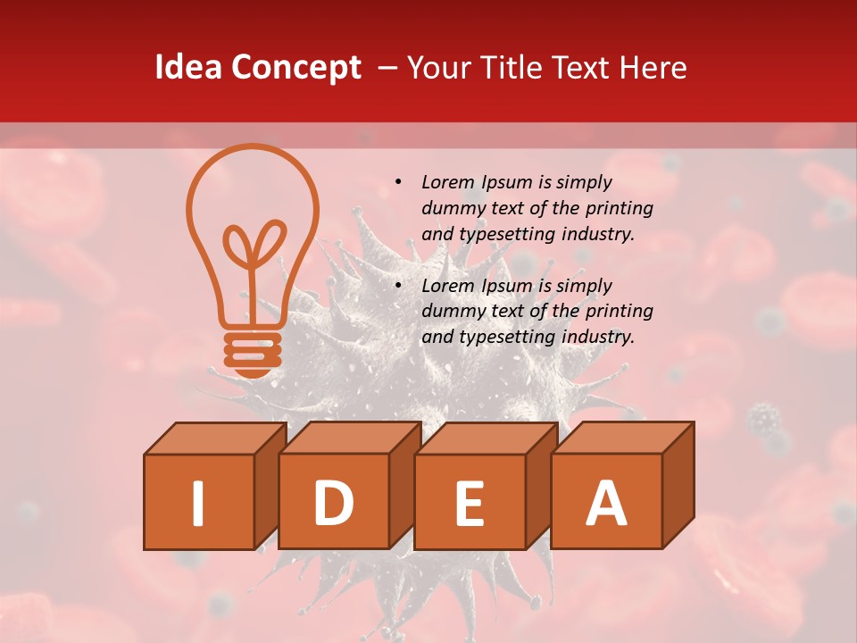 Vessel Organic Microscopic PowerPoint Template