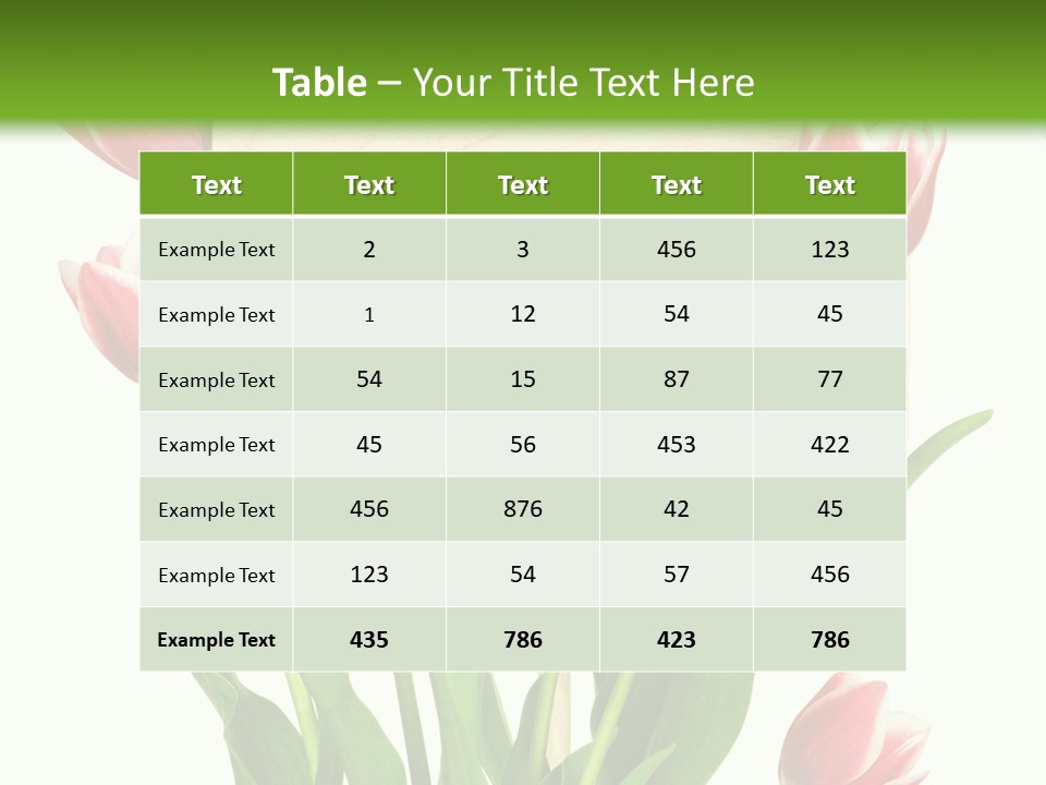 Love Banner Nature PowerPoint Template
