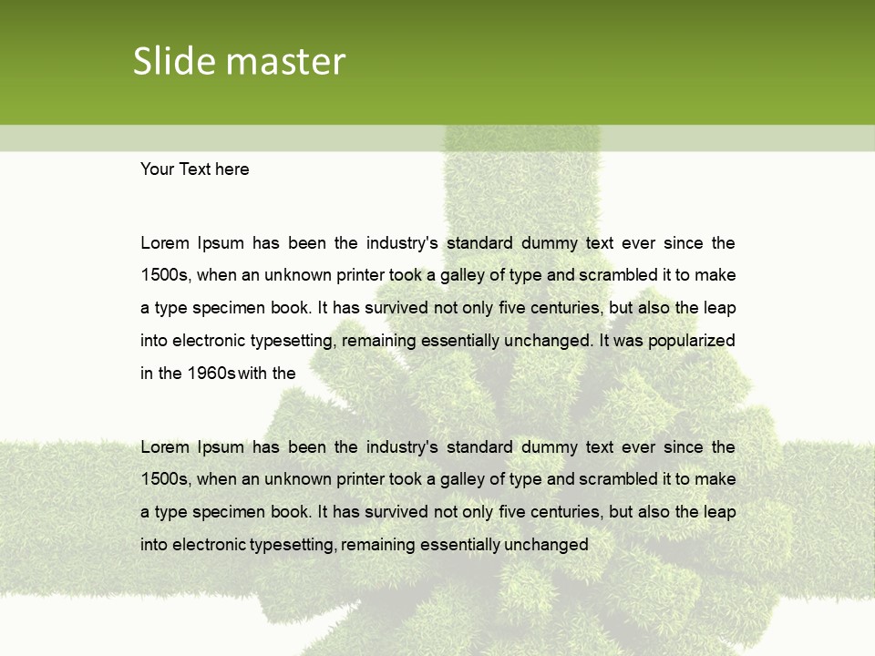 Greeting Surprise White PowerPoint Template