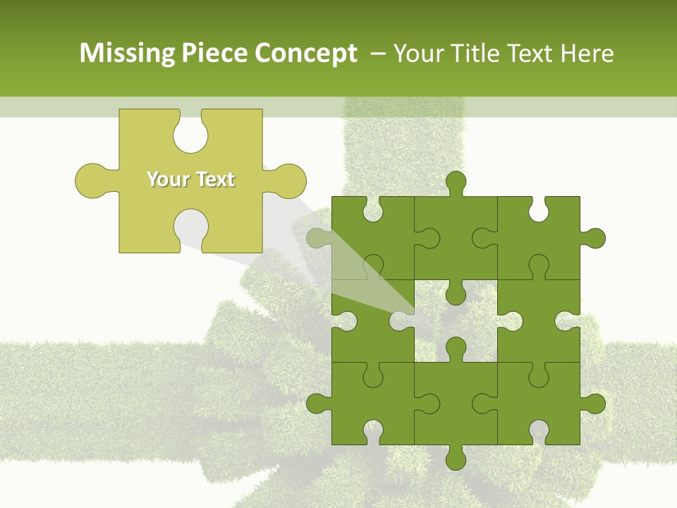 Greeting Surprise White PowerPoint Template