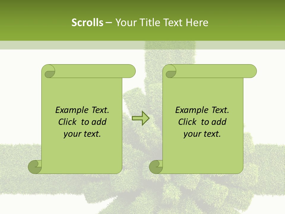 Greeting Surprise White PowerPoint Template