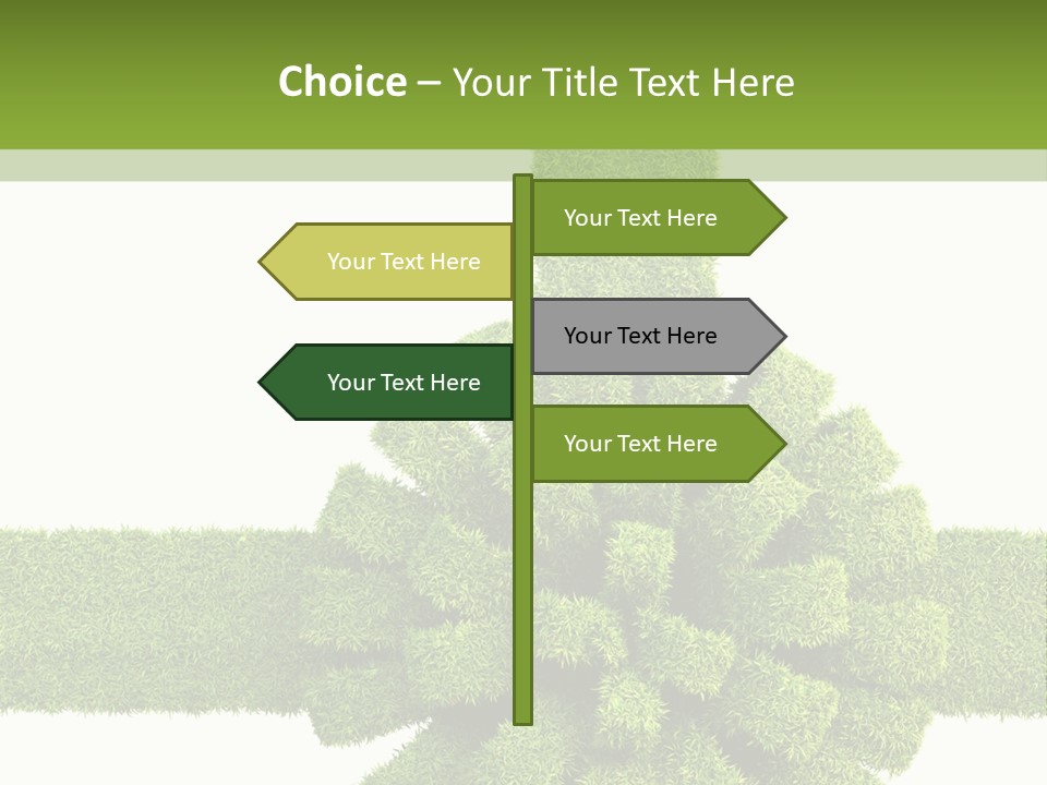 Greeting Surprise White PowerPoint Template