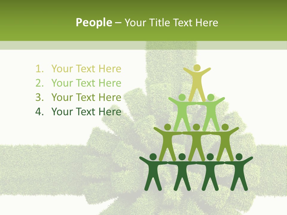 Greeting Surprise White PowerPoint Template