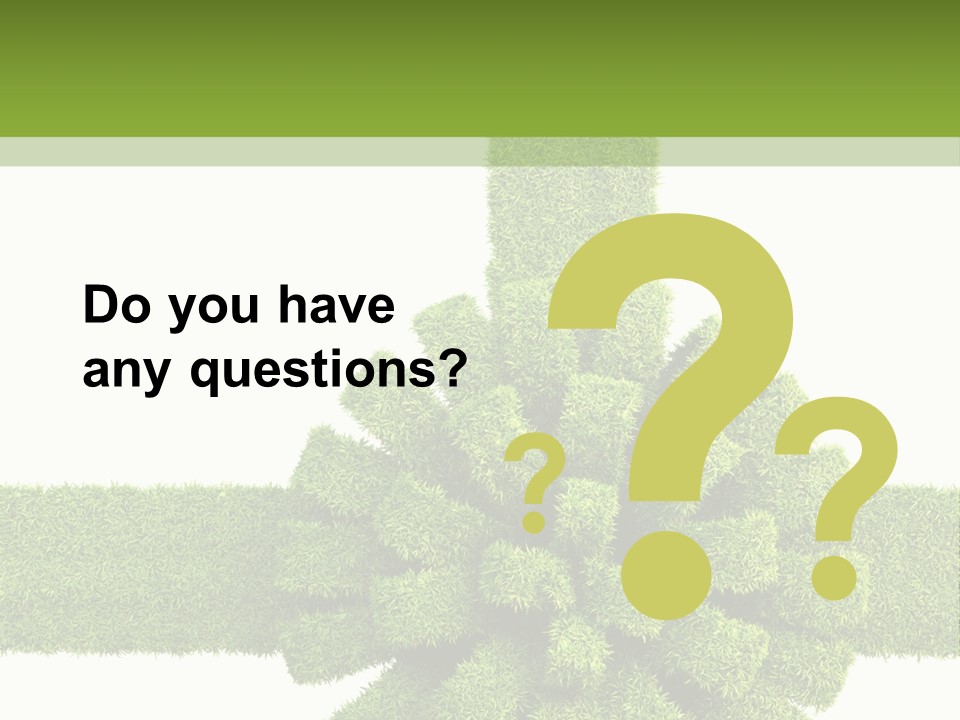 Greeting Surprise White PowerPoint Template