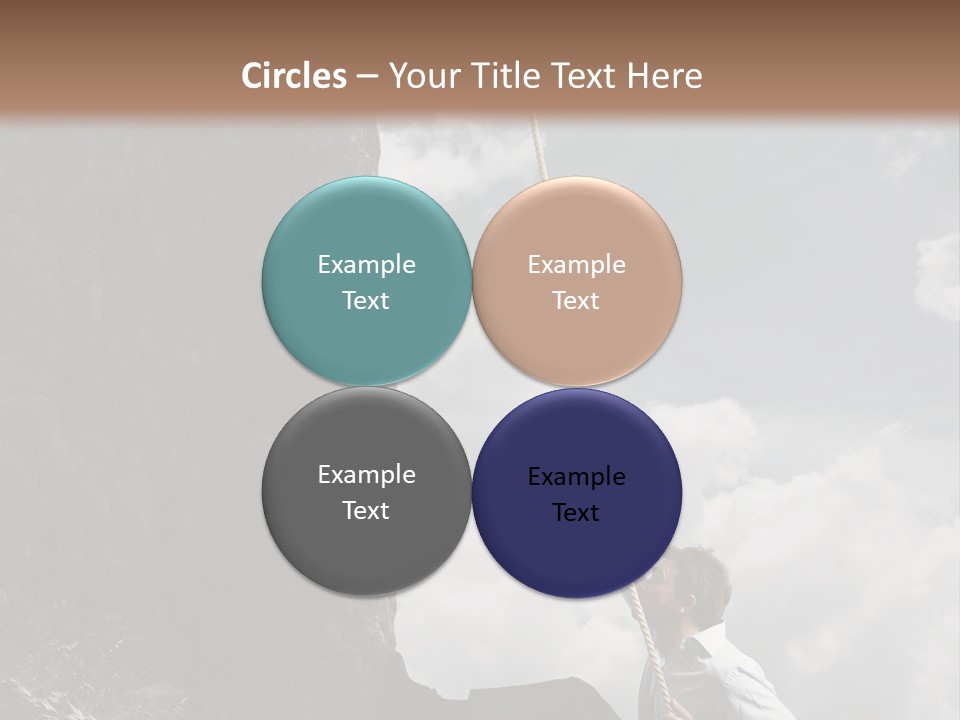 Activity Athletic Climb PowerPoint Template