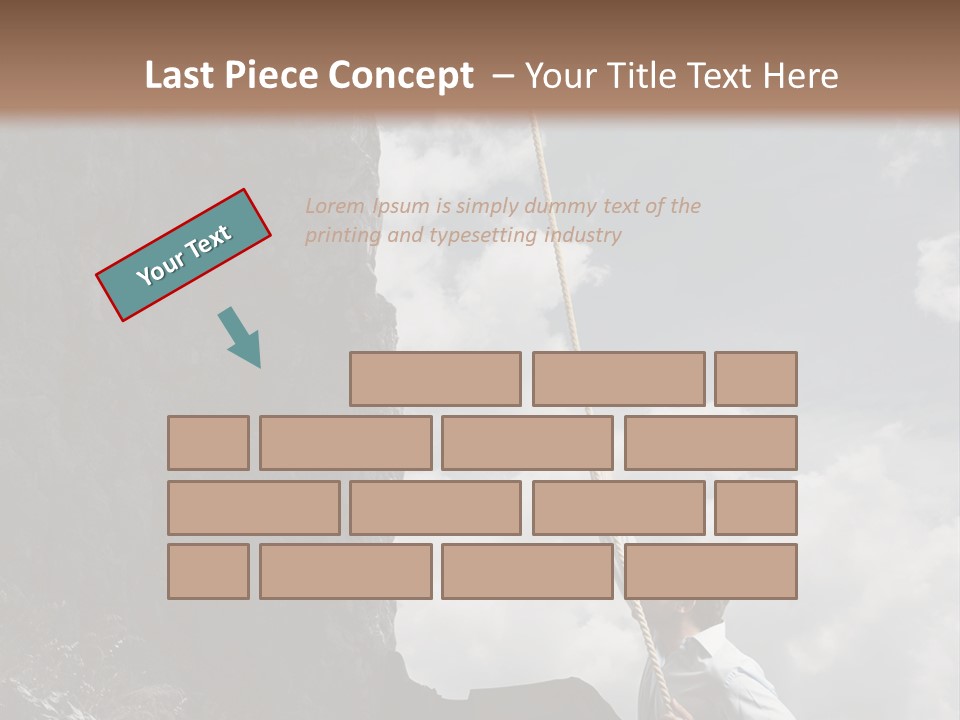 Activity Athletic Climb PowerPoint Template