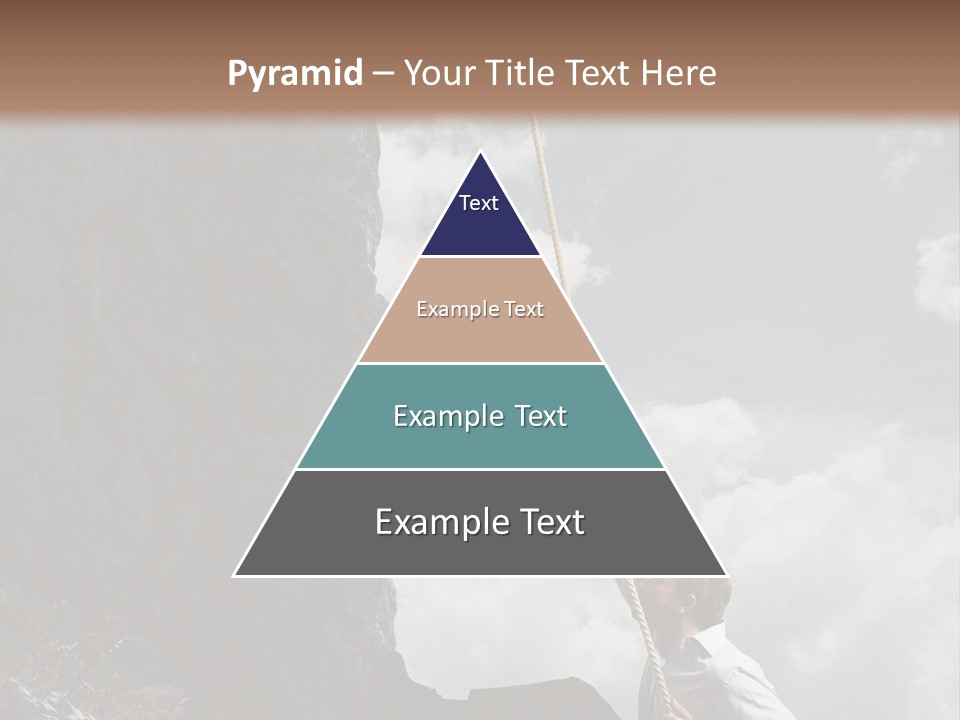 Activity Athletic Climb PowerPoint Template