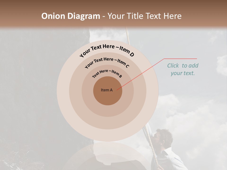 Activity Athletic Climb PowerPoint Template