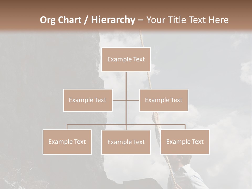 Activity Athletic Climb PowerPoint Template