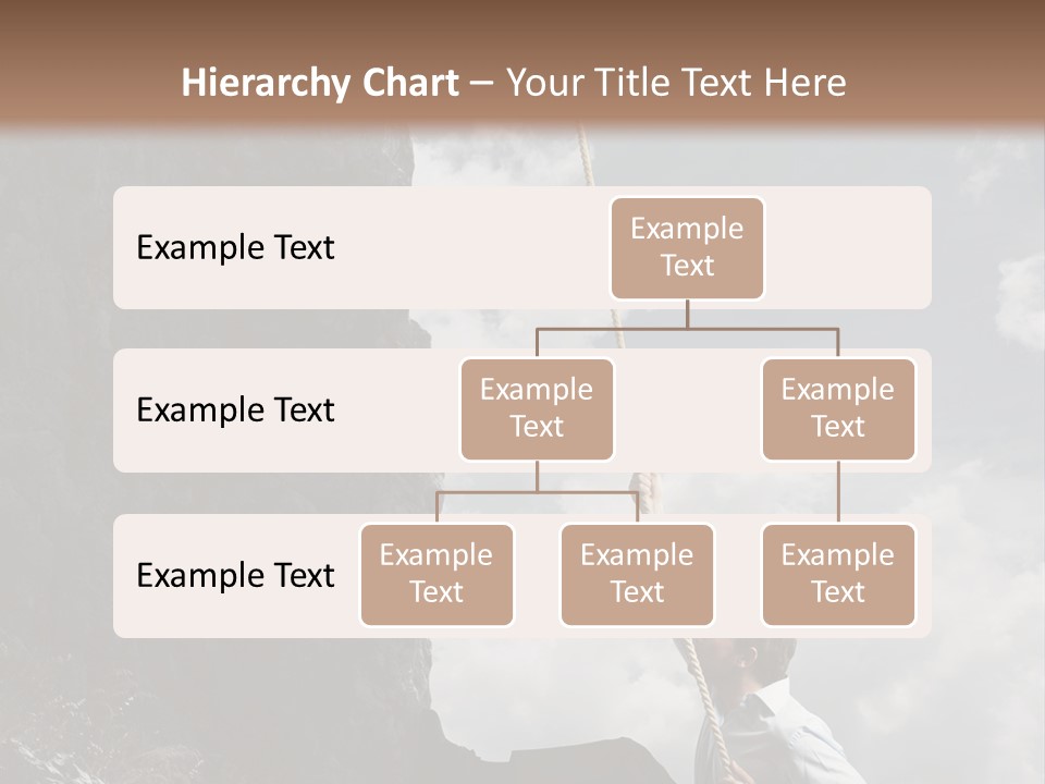 Activity Athletic Climb PowerPoint Template