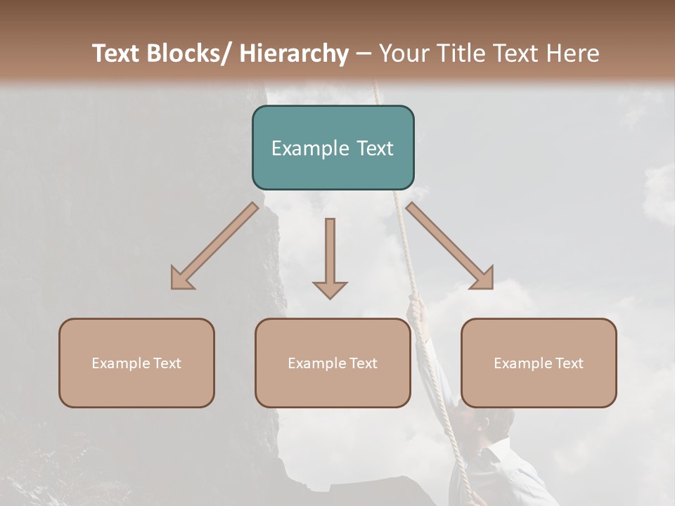 Activity Athletic Climb PowerPoint Template