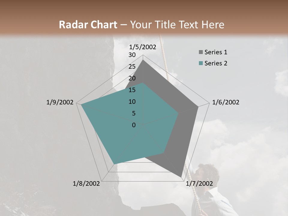 Activity Athletic Climb PowerPoint Template