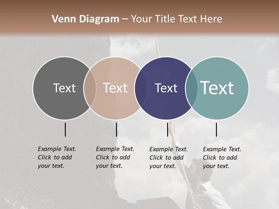 Activity Athletic Climb PowerPoint Template