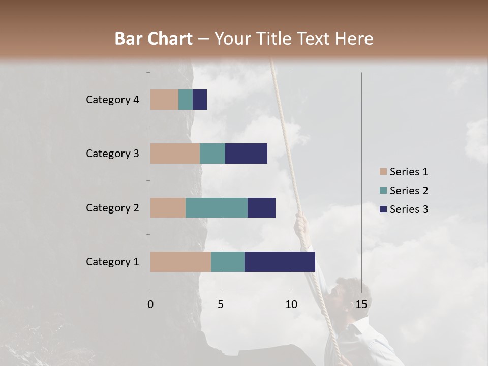 Activity Athletic Climb PowerPoint Template