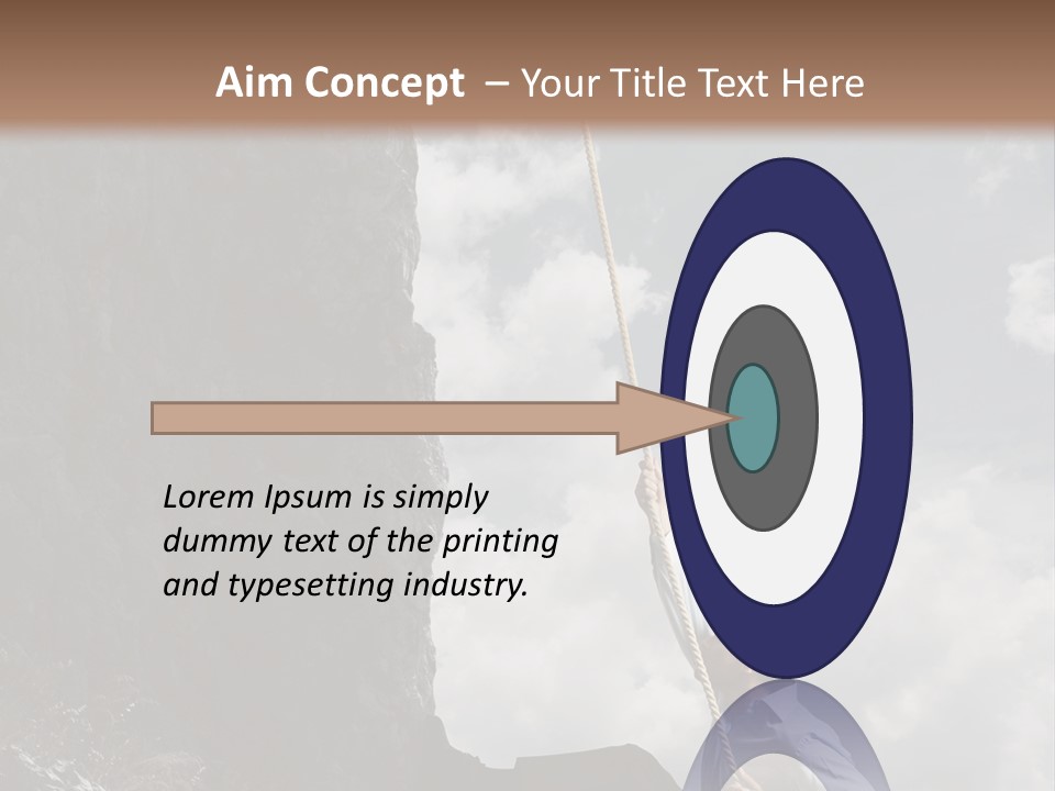 Activity Athletic Climb PowerPoint Template