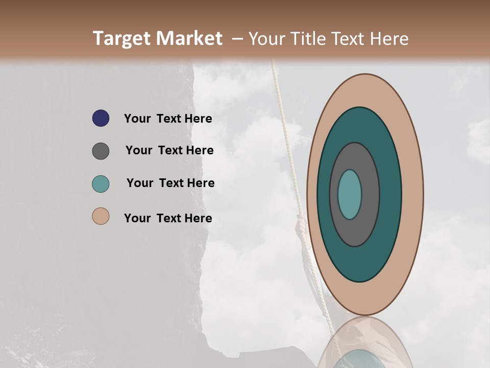 Activity Athletic Climb PowerPoint Template